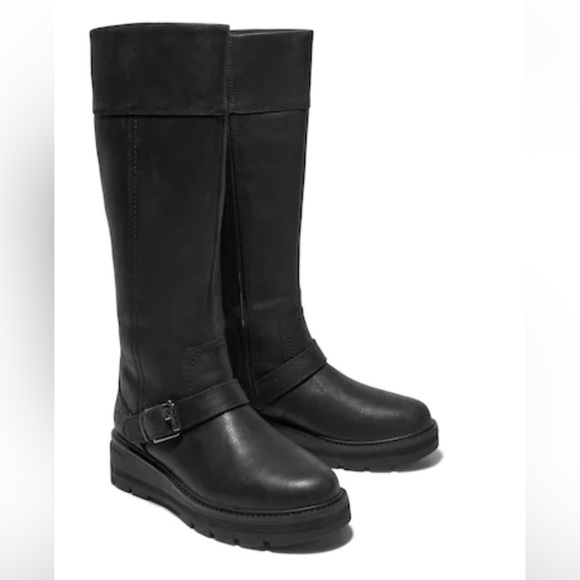 Timberland Cervinia Valley Tall Leather Boots Ortholite footbed size 9 - Picture 2 of 6
